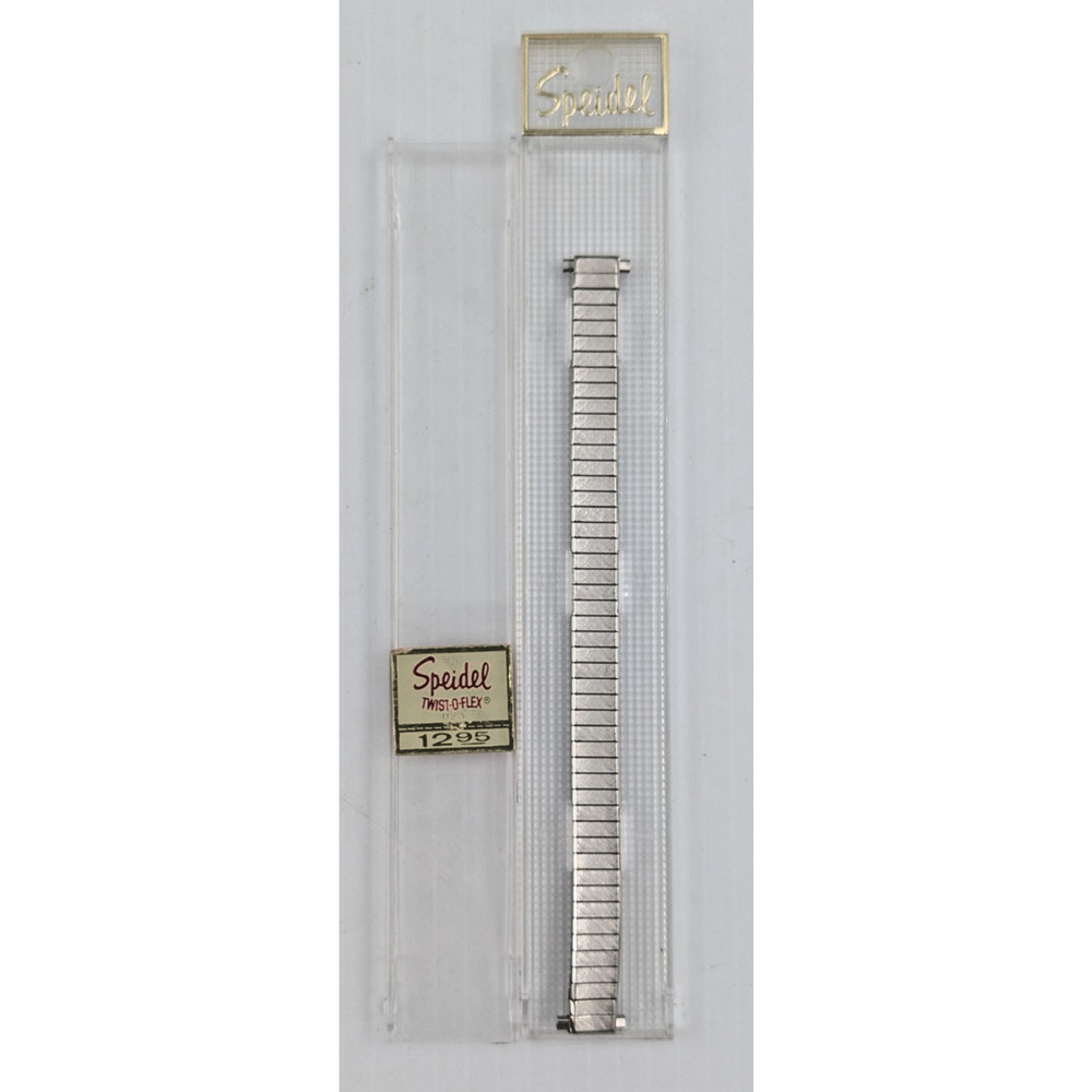 Speidel Silver Twist O Flex Stainless Steel Women Ladies Watch Band 2219/02L